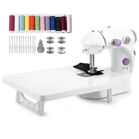 Máquina de Coser Gadnic SW2000 Pro Hogareña Portátil Con Mesa y Accesorios 2 Velocidades Luz Led