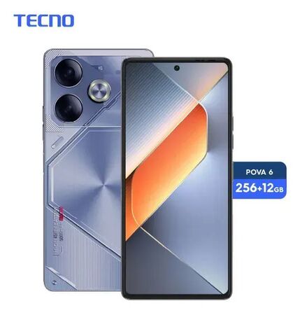 Celular Tecno Spark Pova 6 (256+12GB) Interstellar Blue