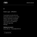 Anafe a gas TST Spezia 5 Hornallas - Miniatura 4