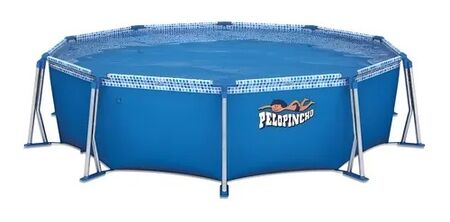 Pileta estructural redonda Pelopincho 1102 con capacidad de 5500 litros 3.05 m de diámetro