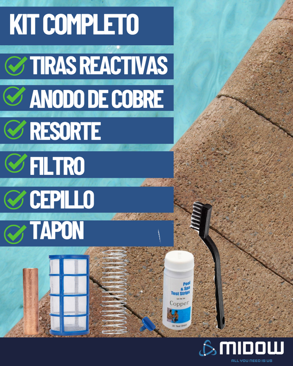 Ionizador Solar Para Piletas Midow Ecologico 120000 Litros - Vista 3