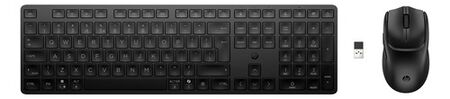 Combo De Teclado Y Mouse Hp 490c Multidispositivo Modo Dual Negro