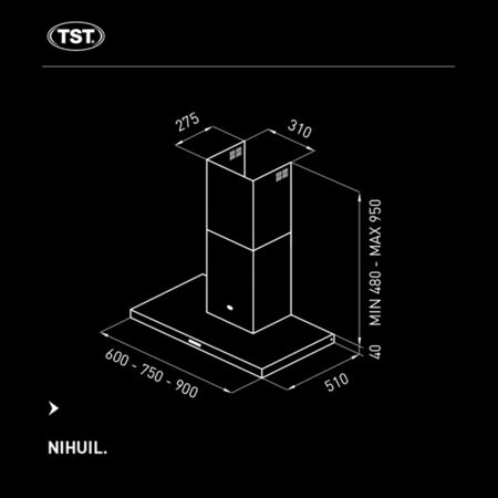Campana de cocina Nihuil 60 CM - TST