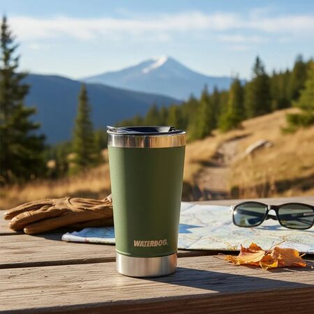 Vaso Termico Cervecero Verde Waterdog BEER500GM