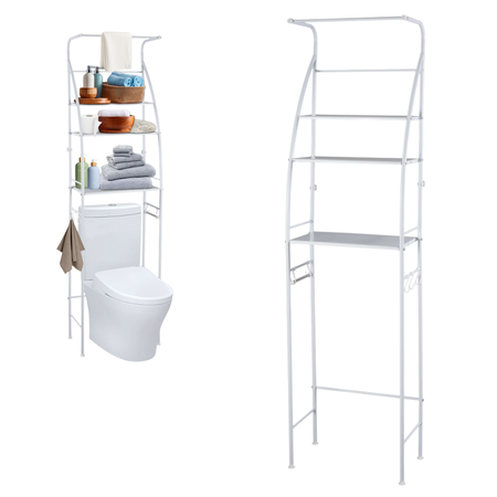 Mueble Organizador De Baño Inodoro 3 Estantes Bastidor Midow