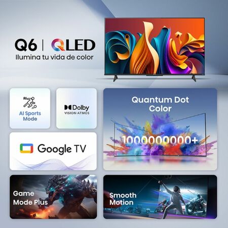 TV HISENSE 85 pulgadas QLED GOOGLE