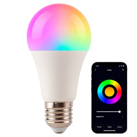 Lámpara Led Smart Inteligente RGB 9W Wifi