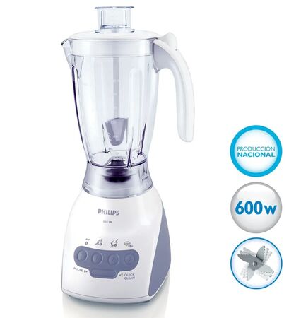 Licuadora Philips Hr2030 600w 2l 3 Velocidades Turbo