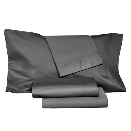 Juego De Sabanas Danubio 600 hilos - Queen - Color Negro