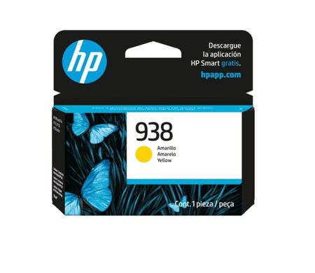 Cartucho HP 938 Yellow Ink Cartridge 4S6X7PL