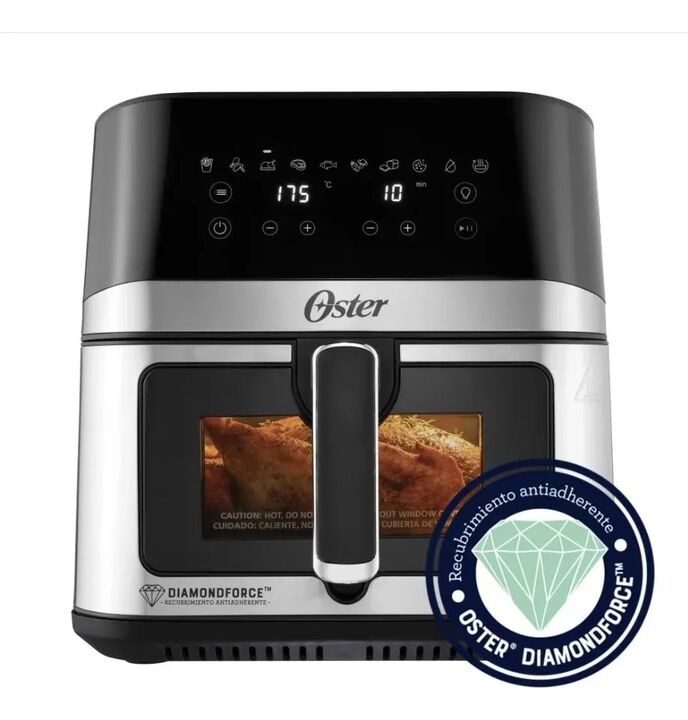 Freidora De Aire Digital Oster CKSTAF75WDSSF Con Ventana - Vista 2