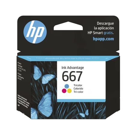 Cartucho HP 667 tri-color