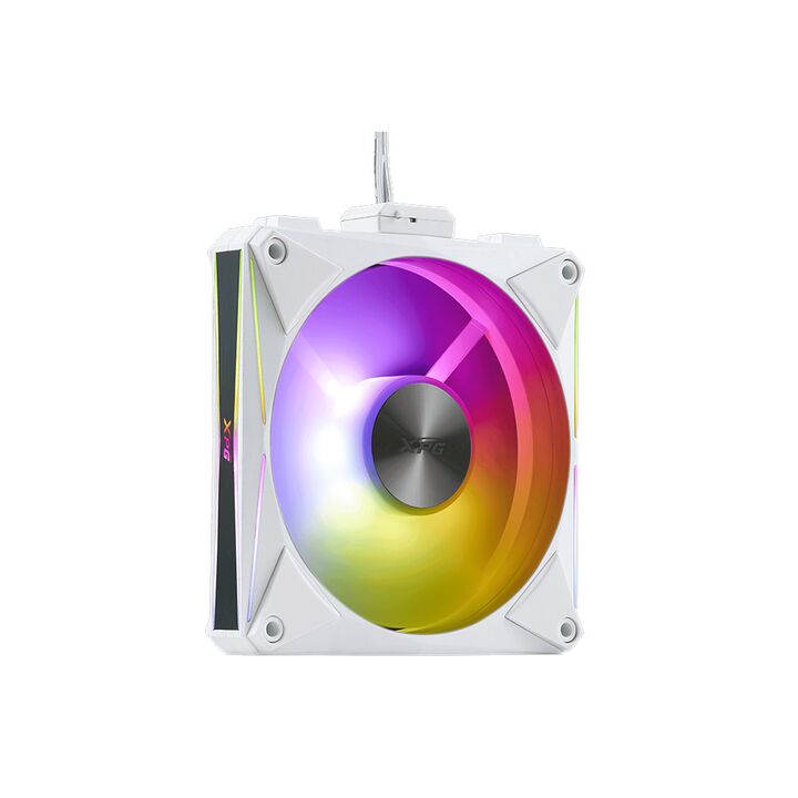 Pack x4 Ventiladores ARGB XPG Hurricane MAG 120 mm Blanco - Vista 4