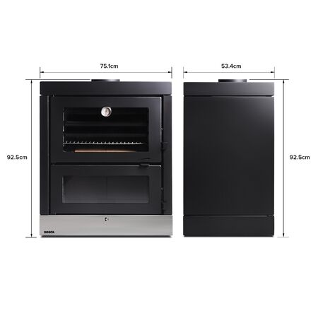 Horno a lena Doble Camara Bosca