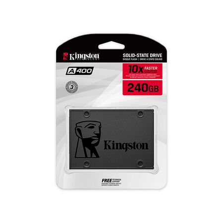 Disco de Estado Solido SSD240GB Kingston A400 Sata III 2.5