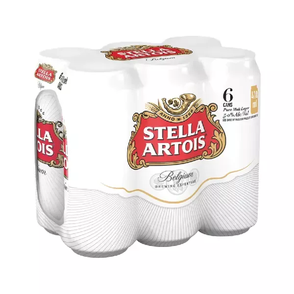 Cerveza Stella Artois Lata 473cc - 6 Pack - Vista principal