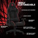 Silla Gamer Argomtech Ergo Fx De Escritorio Ergonómica Rojo - Miniatura 3