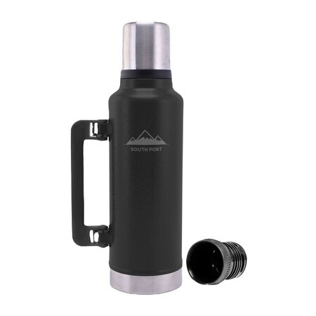 Termo Negro South Port Acero Inoxidable 1.3L