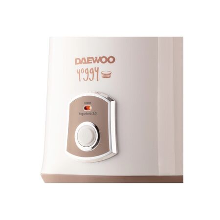 Yogurtera Eléctrica Yoggy Daewoo DYM-672 2lt Yogurt Griego Recetario 