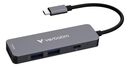 Hub Verbatim Multipuerto Usb-c Essentials 4 Puertos - Miniatura 3