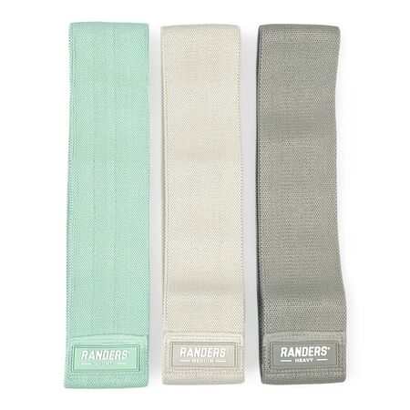 Kit 3 Bandas Elásticas Resistencia Tela Randers Calm Collection