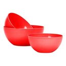 Set 3 bowls plasticos irrompibles ROJOS Carol 3440 - ROJ - Miniatura 2