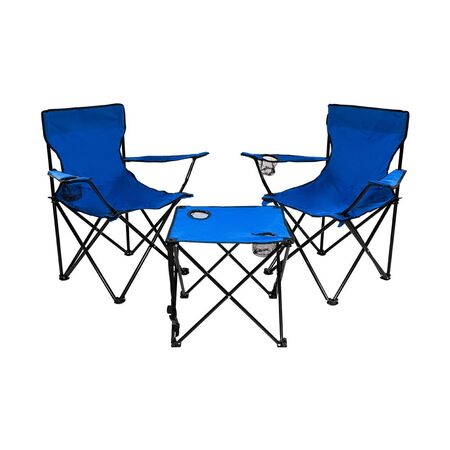 Set de Sillas Y Mesa Gadnic Para Camping Plegables