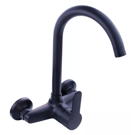 Griferia Gris Monocomando Rieti By Gadnic De Pared Baño y Cocina