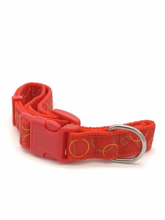 Correa De Perro Con Collar ROJA - 90485 RJ