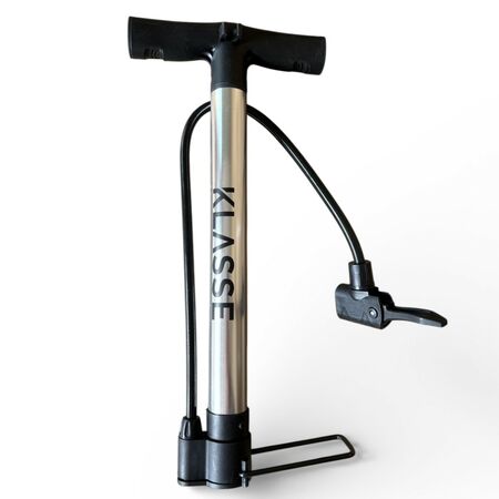 Inflador Manual Con Base Klasse 120 PSI Con 2 Picos Extra (KS7711)