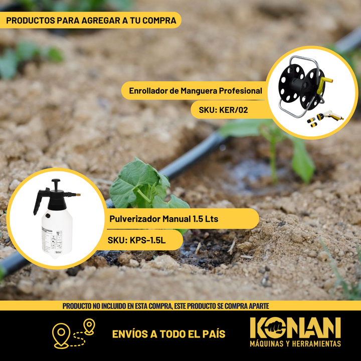 Sistema de Irrigación Por Goteo de 61 Piezas Konan - Vista 10