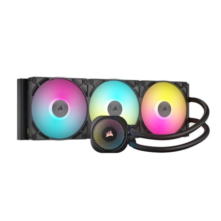 Water Cooling Corsair iCUE LINK TITAN 420 RX RGB 3x CPU Cooler 420mm Black - Vista principal