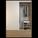 Placard Corredizo 1,50 2 Cajones 2 Zapateros Olmo F. Everest Tables - Miniatura 3