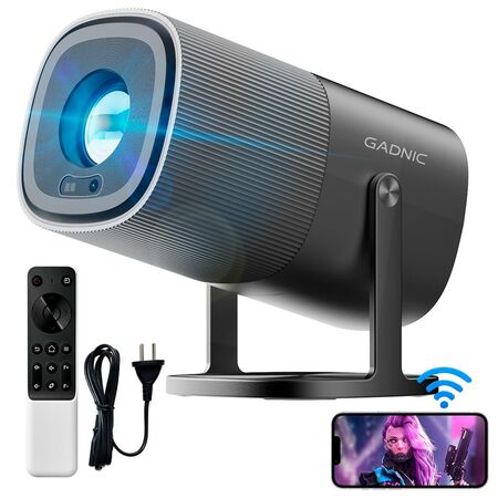 Proyector Gadnic Portátil FHD Android TV Screen Miroring 9000 lumenes