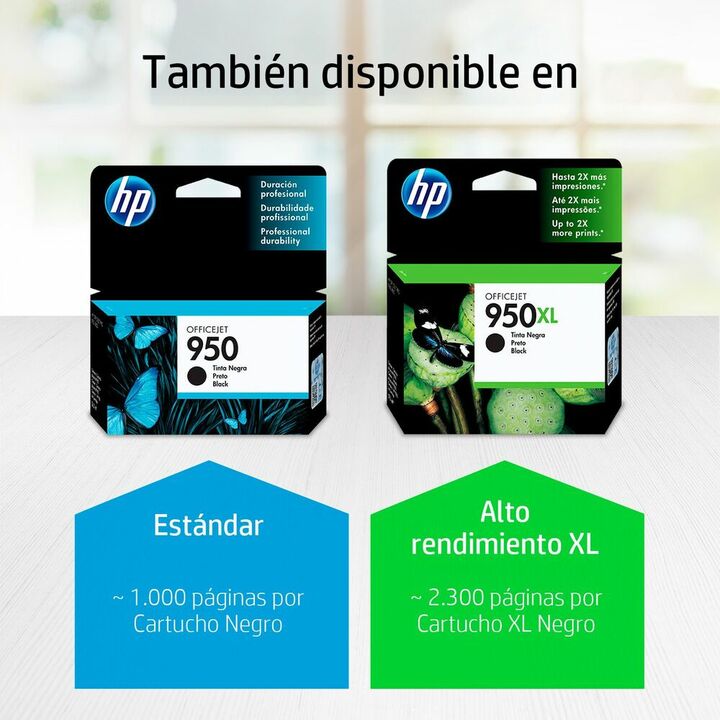 Cartucho Original De Tinta Hp 950 Negro Tienda Oficial Hp - Vista 4