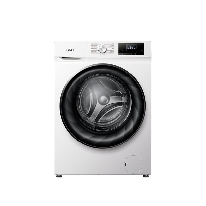 Lavasecarropas BGH BWDN10W25AR Inverter 10kg6kg 1400RPM Blanco - Vista 1