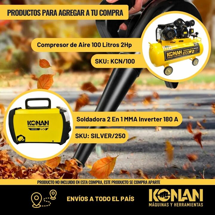 Soplador Eléctrico Konan de 650W KSE-650 - Vista 10