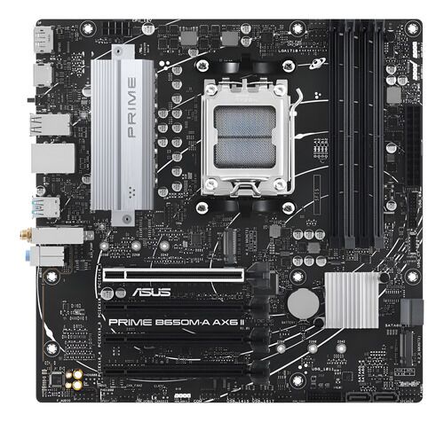 Motherboard Asus Prime B650m-a Ax6 Ii Am5 4x Ddr5 3x M.2 - Vista principal