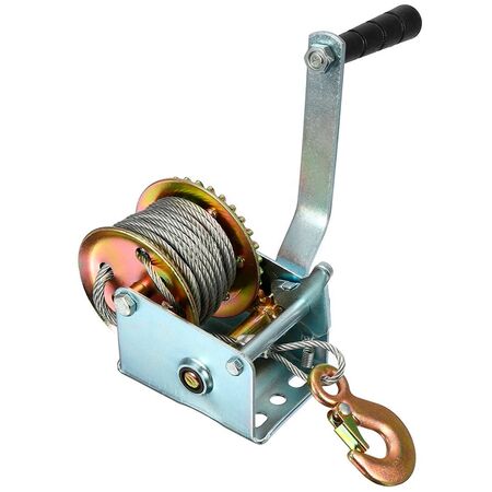 Malacate Manual Gadnic APM600LB 600 LBS Con Cable De 8 Metros Portátil