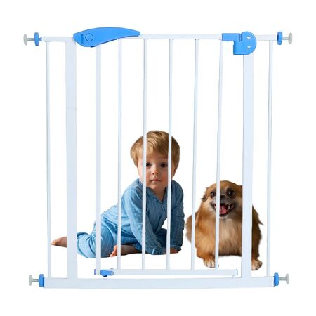 Puerta de Seguridad para Bebes y Mascotas Gadnic Ajustable Sin Perforar