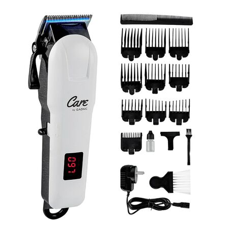 Máquina de Cortar Pelo Gadnic S2000+ Inalámbrica Profesional 10 Peines + Accesorios