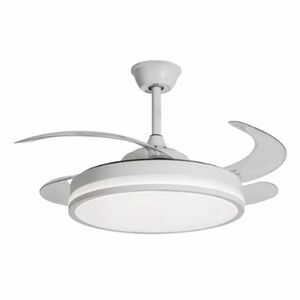 VENTILADOR DE TECHO EMBASSY KB-7018 RETRATIL BLANCO - 4607665