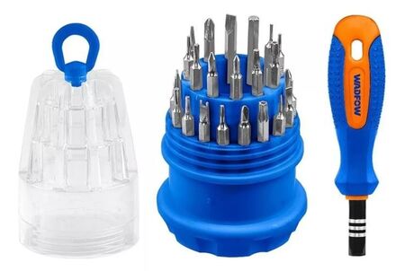 Juego De Destornilladores De Precisión 31 En 1 Wadfow WSS1J31