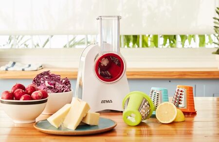 Rallador Electrico Atma REAT21P 4 Cuchillas rebanador