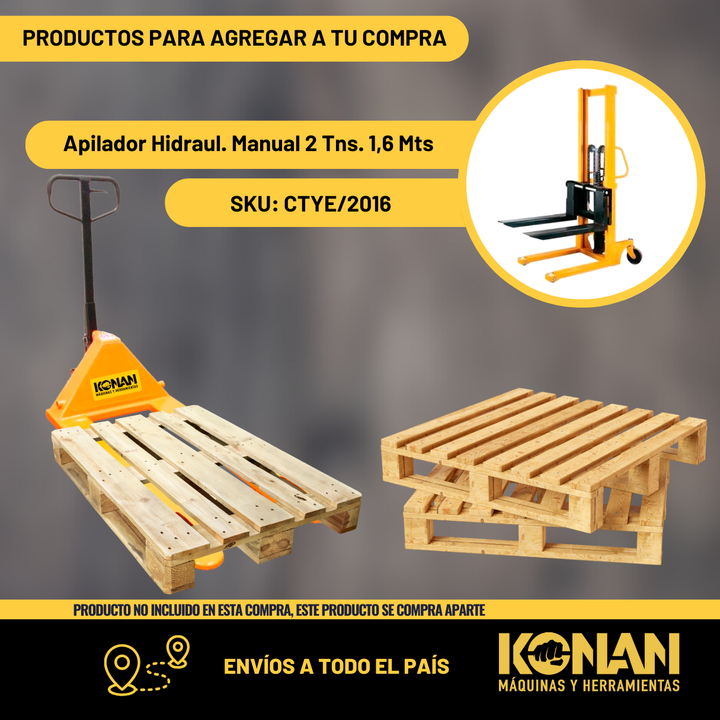 Zorra Hidraulica Konan Para 3 Tns Pala Ancha - Vista 5