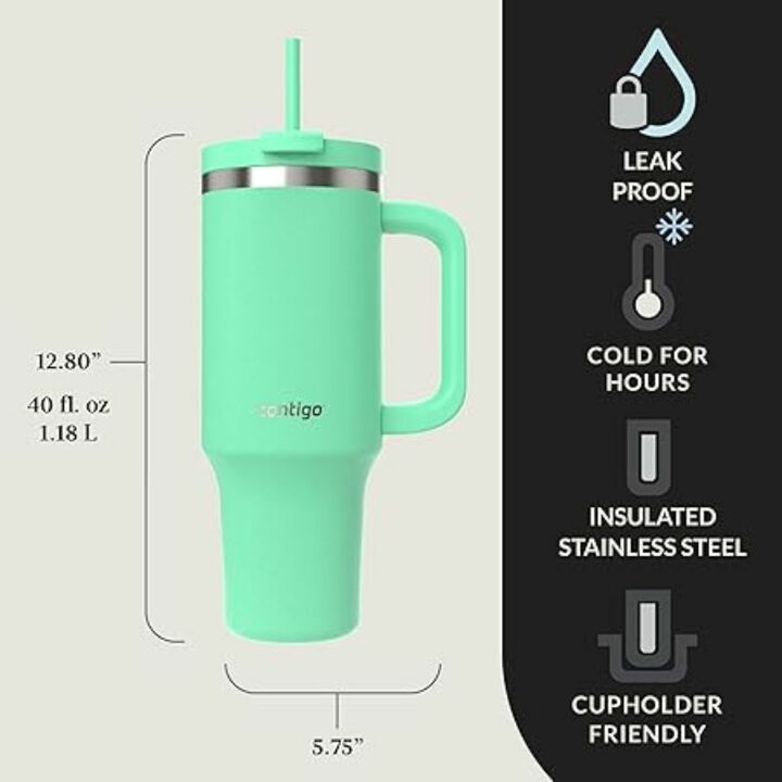 Vaso termico Acero Inoxidable Contigo 1180 ML Color Arrecife - Vista 5