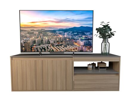 Rack Tv 1,54m. 1 Cajon 2 Puertas Coco Bolo|blanco Tables