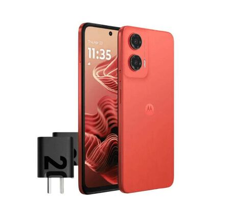 CELULAR MOTOROLA G35 5G (XT2433-2)   4GB/128GB 50MP+8MP/32MP 6.7" GUAVA RED (PB3G0031AR)