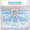 HELADERA C/FREEZER KOHINOOR KHGA40/9 - ACERO 358LTS CICLICA FREEZER C/3 CAJONES - Miniatura 4