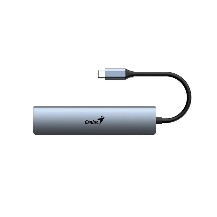 Hub Genius UH-545 USB-C a USB-Cx1 USB-Ax3 TJ45x1 - Vista 4